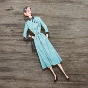 Image of Vintage Fashion Model Collection Brooch - Dorothy