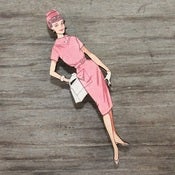 Image of Vintage Fashion Model Collection Brooch - Marcie