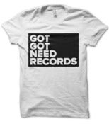 Image of Got Got Need Records | Box T-shirt | White (LADIES' LARGE ONLY)