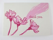 Image of Thank you flowers Card