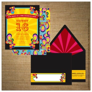 Image of Invitation | Kids<BR>{Paisley RBow Circus}