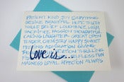 Image of Love is... Card