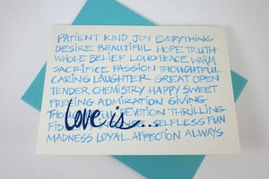 Image of Love is... Card