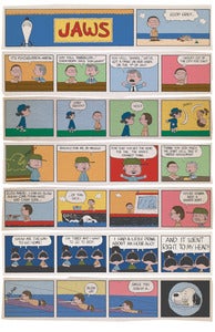 Image of JAWS/Peanuts Mash-up Print
