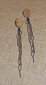 Image of Snakeskin Chain Earrings