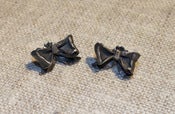 Image of Sterling Silver Bow Stud Earrings