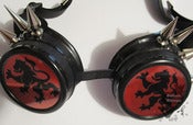 Image of Gryphon Cyber Rave Steampunk Gothic Metal Spike Goggles Headgear Cosplay