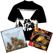 Image of Exit_International 'Black Junk' CD/EP/ Tshirt bundle