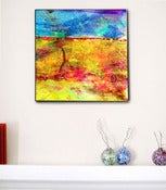 Image of ♥Abstract Retro Art Canvas-Horizon♥