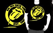 Image of *NEW 2011-12 RANGE* EST 1985  - Black Tee - Yellow font