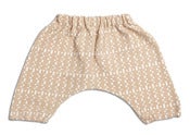 Image of Alphabet Harrem Pants - Biscuit