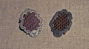 Image of Etched Snakeskin Studs