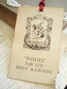 Image of Daisy Hardcastle  Alice In Wonderland Wishing Tree Tags : Set Of 50 Ribbon Choice