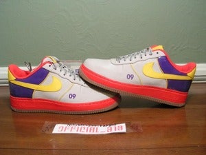 Image of NIKE AIR FORCE 1 SUPREME ALLSTAR 08 TZ "DJ CLARK KENT / PHOENIX ALLSTAR GAME" TEIR ZERO SNEAKERS