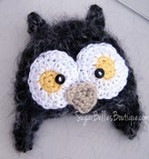 Image of Stormy Owl Hat Newborn Photography Prop