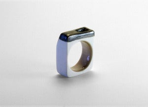 Tilt gunmetal Ring