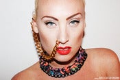 Image of Ear to Nose clip with Large Gold Chain 