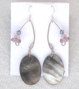Image of fish lure inspired lavender flower bead and crystal
