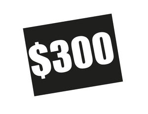 Image of $300 GIFT VOUCHER