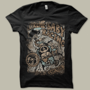 Image of Antix "Baby Racing" TEE BLACK