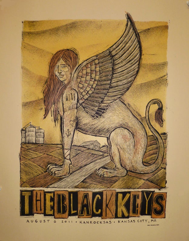 Image of The Black Keys Kanrocksas Poster