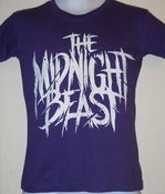 Image of LAST FEW!! Summer Tour Dates T Shirts - Purple Slimfit