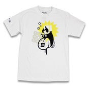 Image of Happy Fun Time Tee (white/yellow)
