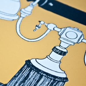 Image of Screenprint / Eiffel Tower Telephone