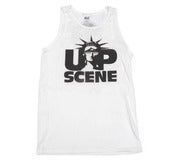 Image of Upscene X 4Fun Summer Tank (White/Black)