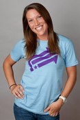 Image of Baby Blue Logo Tee