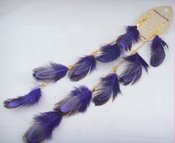 Image of 8" Long Feather Earrings (3 colors)