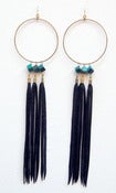 Image of Hoops & Black Leather