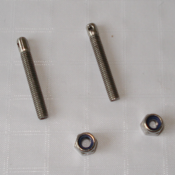 Image of M3 Slimline Rigging Screw Eyebolt and Locking Nut (pair)