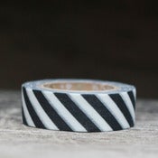 Image of Black & White Airmail Japanese Washi Tape