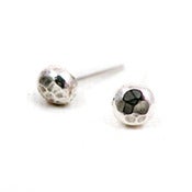 Image of Facet Studs in Sterling Silver 