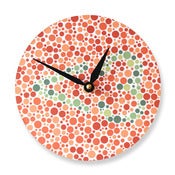 Image of Colorblind Clock With Heart