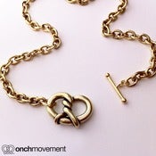 Image of Onch Movement Gold Pretzel Choker