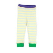 Image of lemon striped leggings, by Tootsa MacGinty
