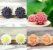 Image of Flower Cabochon Jewellery