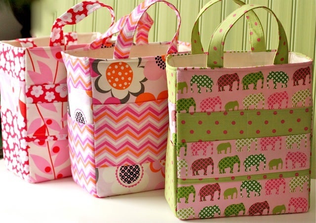 Image of Art Caddy Tote PDF Sewing Pattern