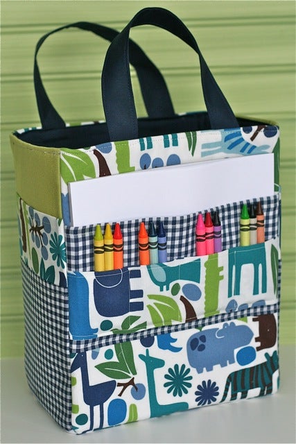 Image of Art Caddy Tote PDF Sewing Pattern