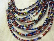 Image of Amazing 12 Tier Rainbow Earring & Necklace Set