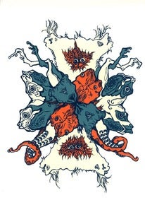 Image of 'Fission' Screen Print