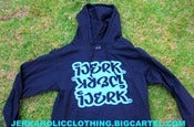 Image of BLACK/BLUE IJERKLA CLASSIC LIMITED HOODIE TEE 