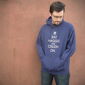 Image of 'Eat Haggis and Ceilidh On' Hoodie