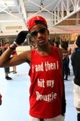 Image of #ANDTHENIHITMYDOUGIE RED TANK