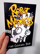 Image of "Robot Madness" Mini Coloring Book
