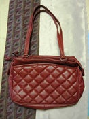 Image of Dark Wine Quilted Purse