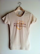 Image of Women's Vintage Style AD & WD Logo Tee - Creme
