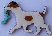 Image of  Daisy Hardcastle Jack Russel pin and many more pins for your tweeds